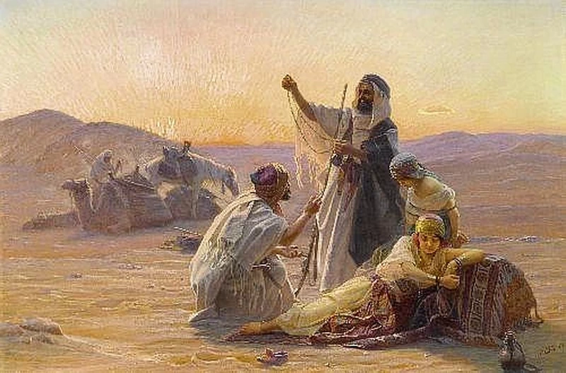 Commercio nel deserto. 1913